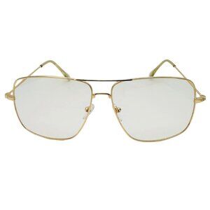 9042 | Clear Lens Semi-Square Glasses